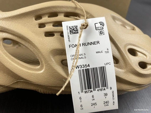 RNNR Adidas Foam Ochre GW3354 Yeezy 0823